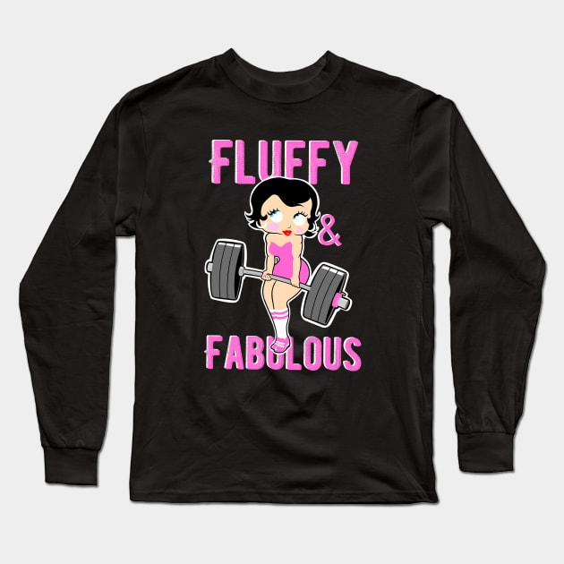 Fluffy and Fabulous Long Sleeve T-Shirt by TimAddisonArt